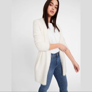 Banana Republic Cozy White Cardigan